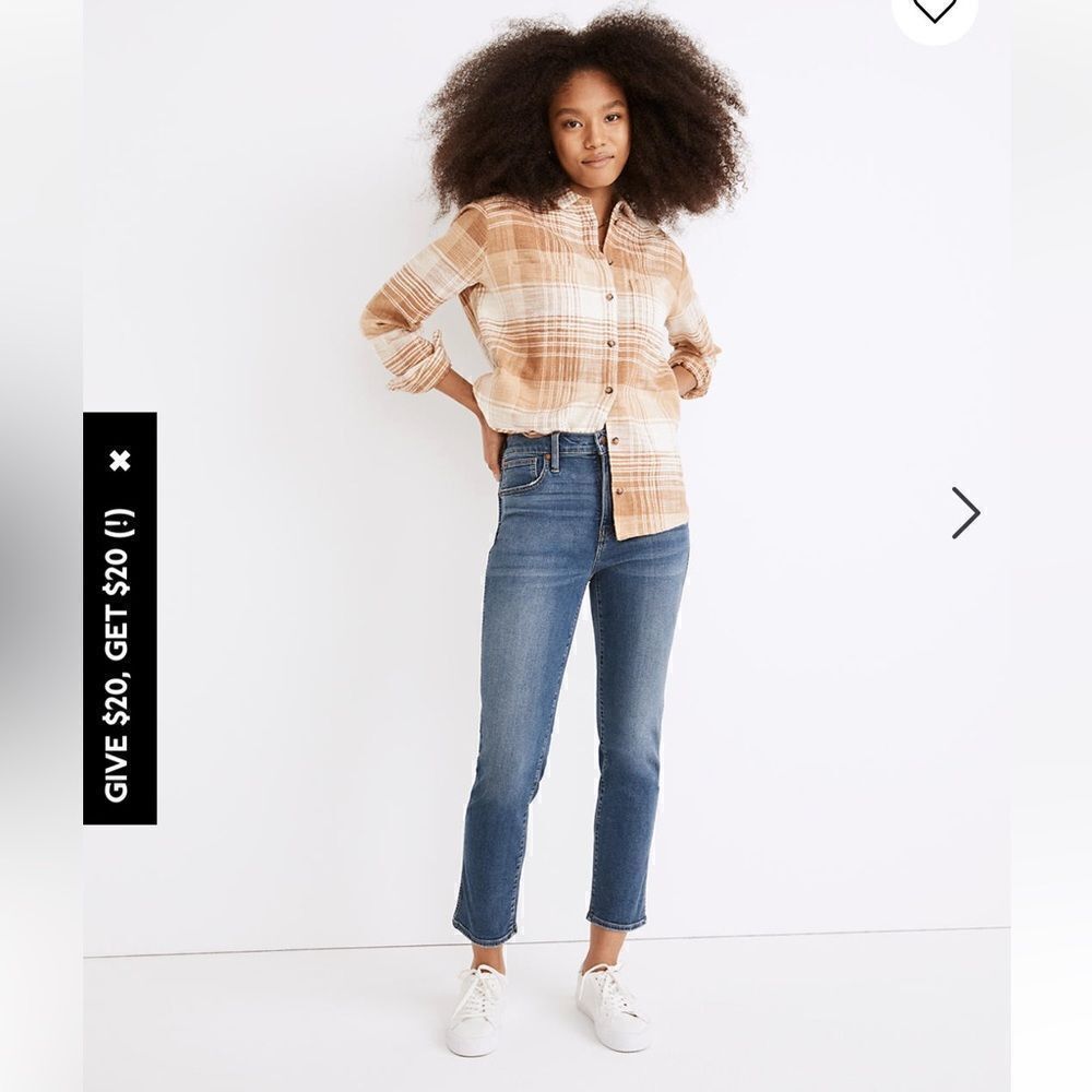 Madewell Stovepipe Jeans in Dearham Wash